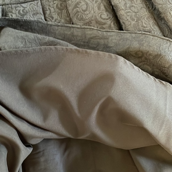 CYNTHIA STEFFE Jacquard textured SKATER cocktail DRESS / BLACK / Box PLEATS 8 - Picture 12 of 14